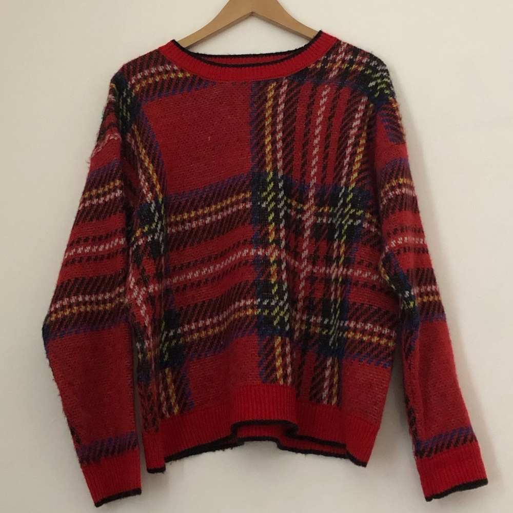 Vintage Royal Stewart Tartan Flannel Sweater